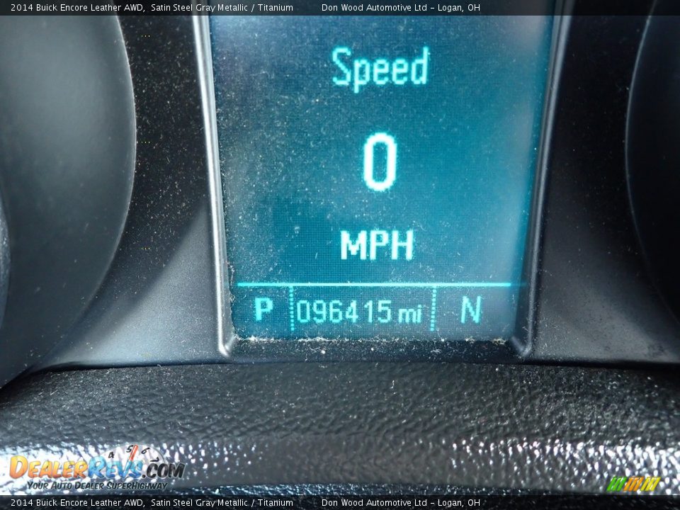 2014 Buick Encore Leather AWD Satin Steel Gray Metallic / Titanium Photo #22