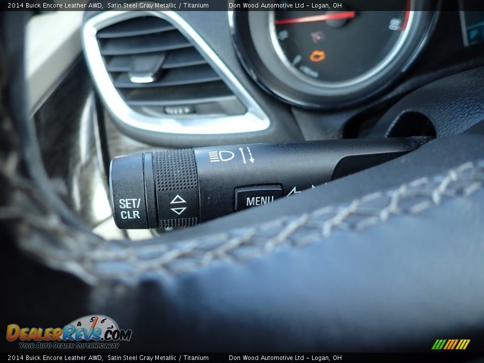 2014 Buick Encore Leather AWD Satin Steel Gray Metallic / Titanium Photo #23
