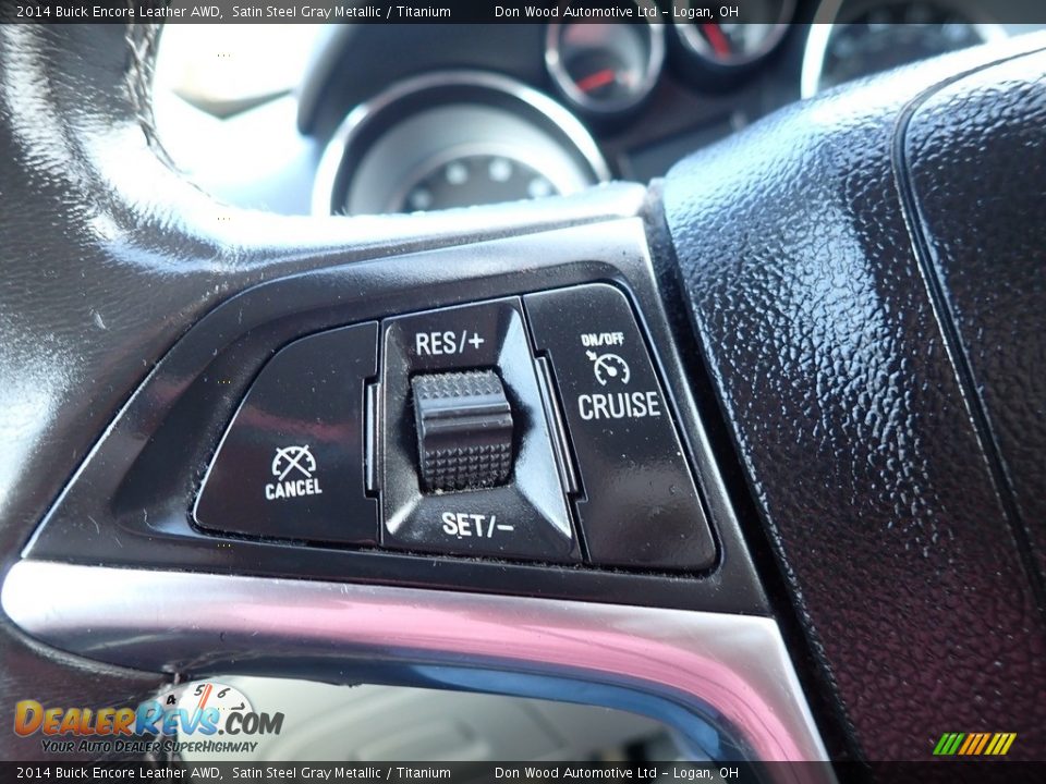 2014 Buick Encore Leather AWD Satin Steel Gray Metallic / Titanium Photo #24