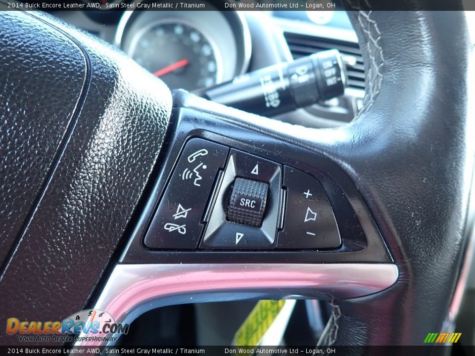 2014 Buick Encore Leather AWD Satin Steel Gray Metallic / Titanium Photo #25