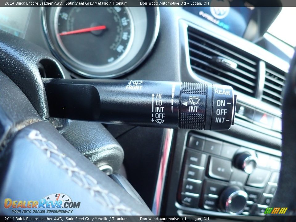 2014 Buick Encore Leather AWD Satin Steel Gray Metallic / Titanium Photo #26