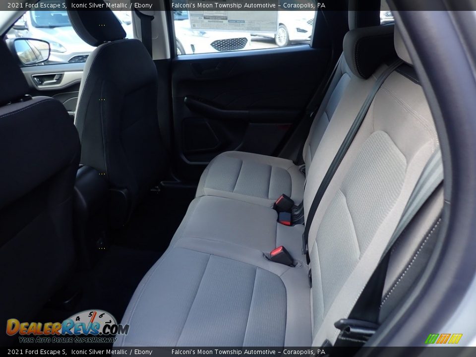Rear Seat of 2021 Ford Escape S Photo #8