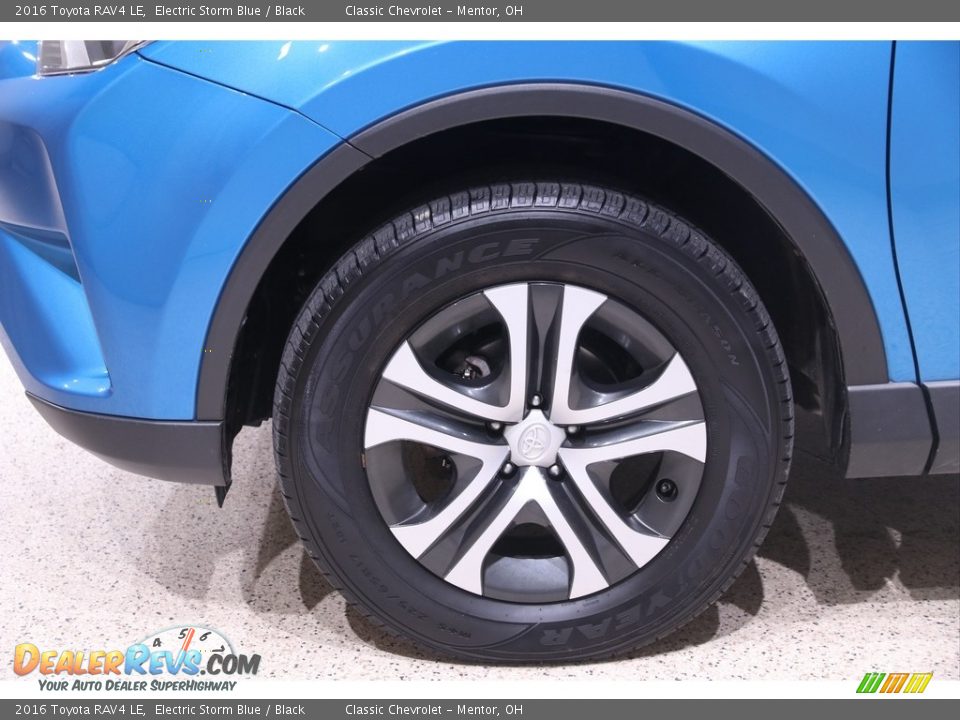 2016 Toyota RAV4 LE Electric Storm Blue / Black Photo #21