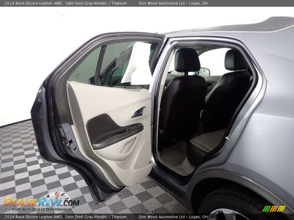 2014 Buick Encore Leather AWD Satin Steel Gray Metallic / Titanium Photo #32
