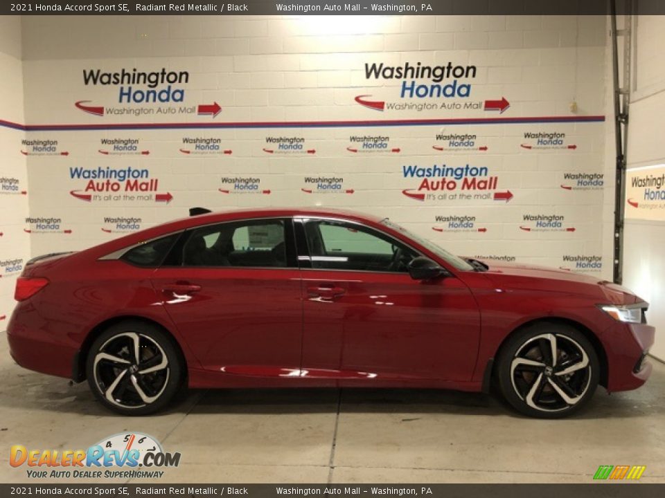 2021 Honda Accord Sport SE Radiant Red Metallic / Black Photo #1