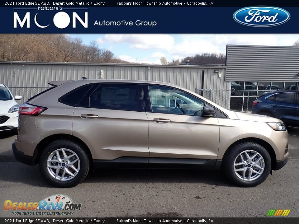 2021 Ford Edge SE AWD Desert Gold Metallic / Ebony Photo #1