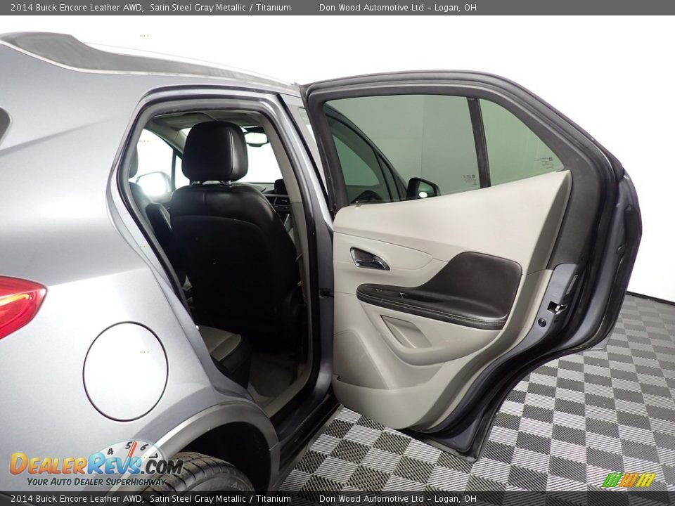 2014 Buick Encore Leather AWD Satin Steel Gray Metallic / Titanium Photo #35