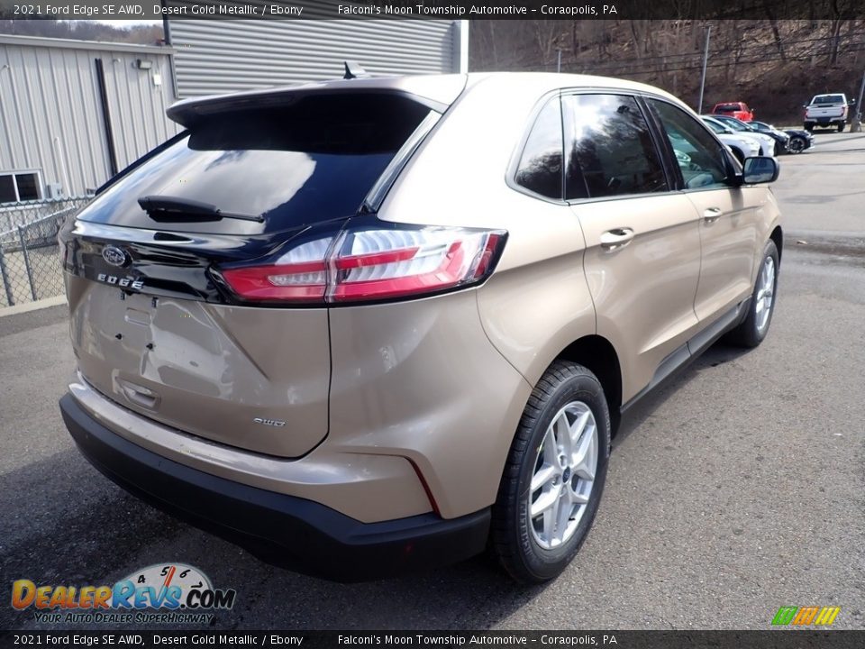 2021 Ford Edge SE AWD Desert Gold Metallic / Ebony Photo #2