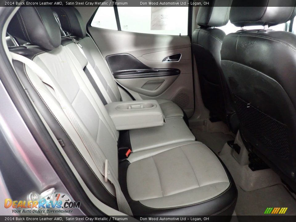 2014 Buick Encore Leather AWD Satin Steel Gray Metallic / Titanium Photo #36