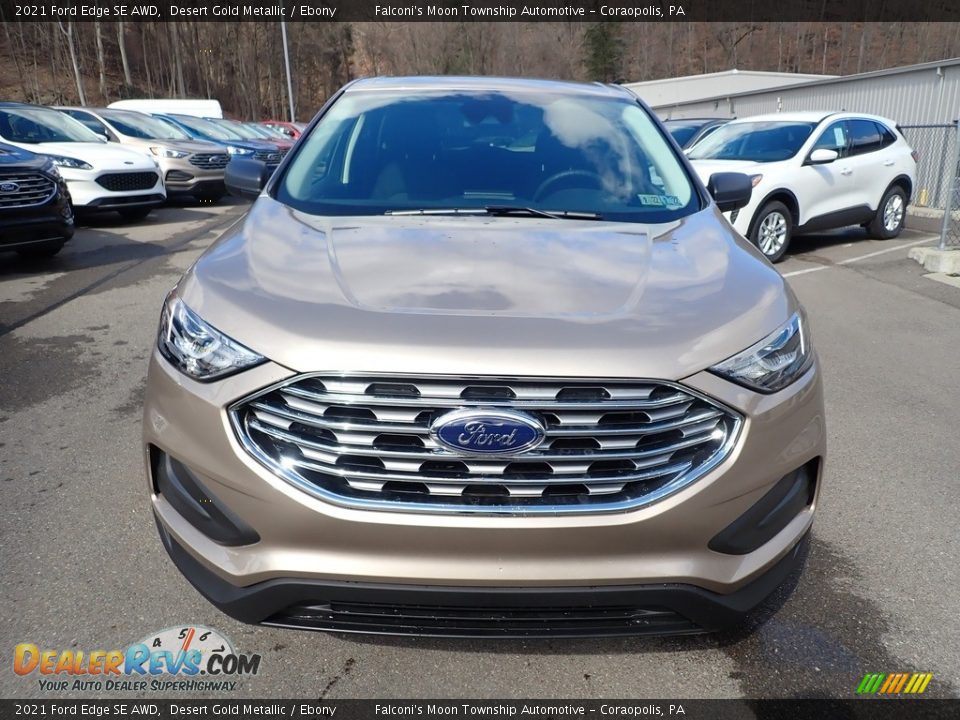 2021 Ford Edge SE AWD Desert Gold Metallic / Ebony Photo #4