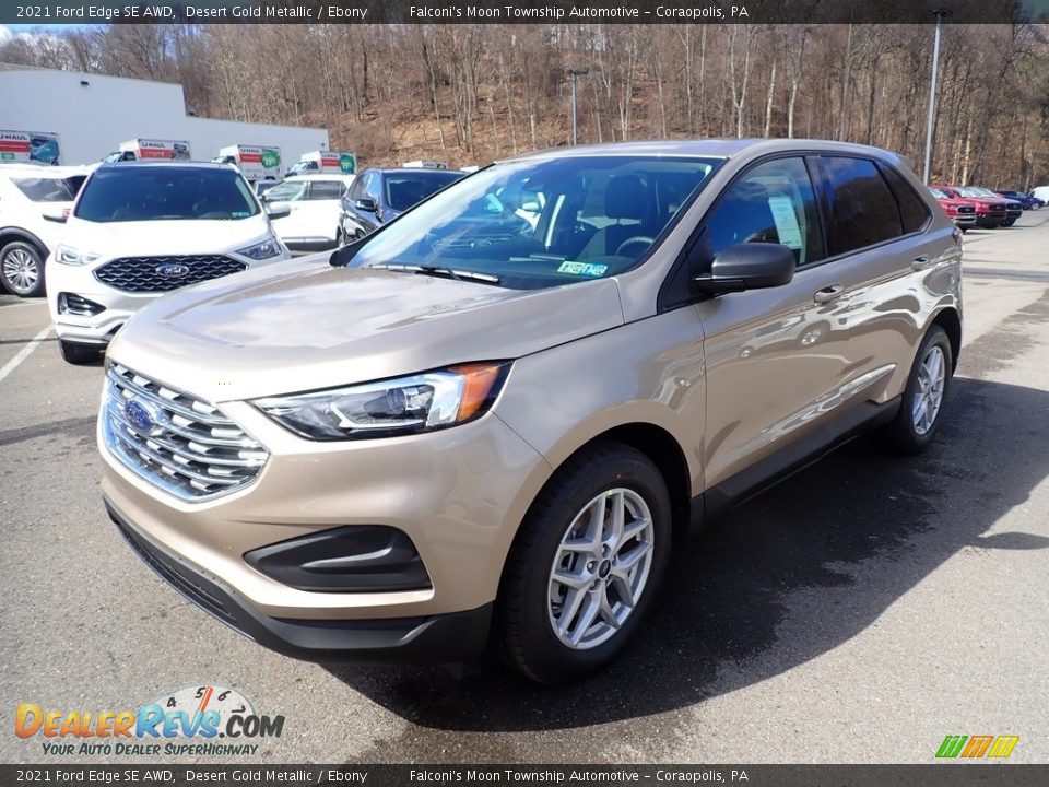 Desert Gold Metallic 2021 Ford Edge SE AWD Photo #5