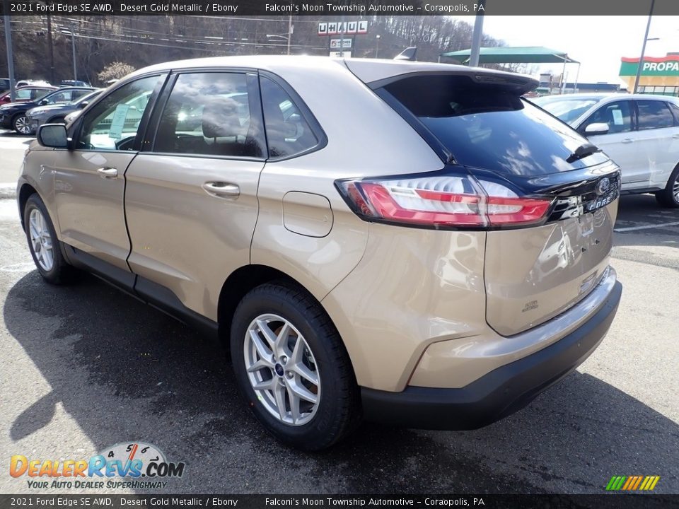 2021 Ford Edge SE AWD Desert Gold Metallic / Ebony Photo #6