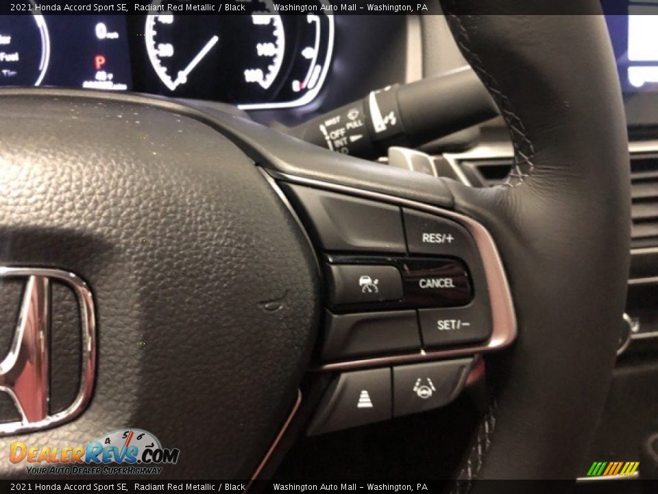 2021 Honda Accord Sport SE Radiant Red Metallic / Black Photo #9