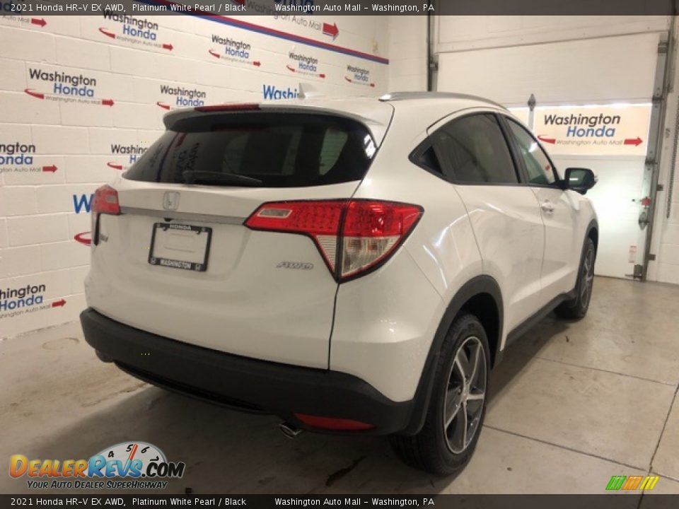 2021 Honda HR-V EX AWD Platinum White Pearl / Black Photo #3