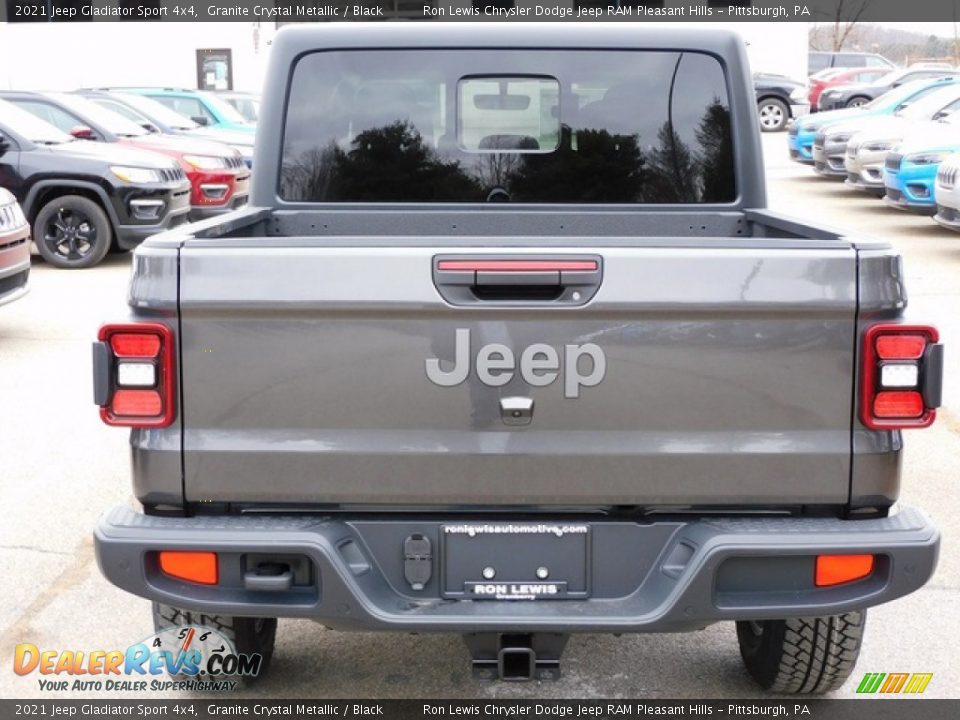 2021 Jeep Gladiator Sport 4x4 Granite Crystal Metallic / Black Photo #6