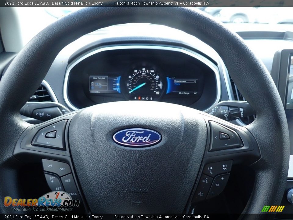 2021 Ford Edge SE AWD Steering Wheel Photo #15
