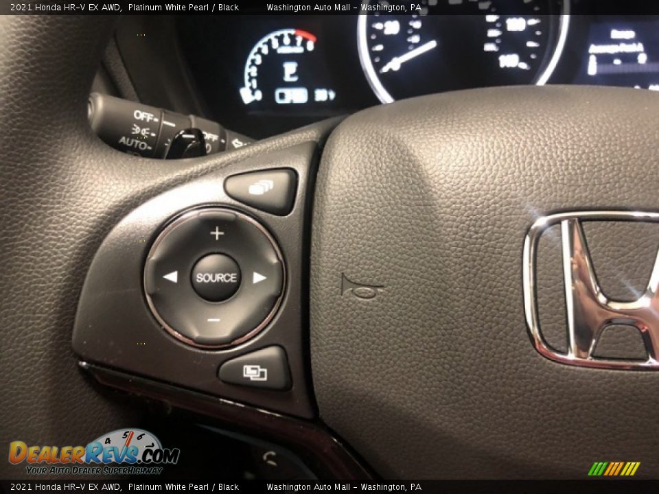 2021 Honda HR-V EX AWD Platinum White Pearl / Black Photo #10