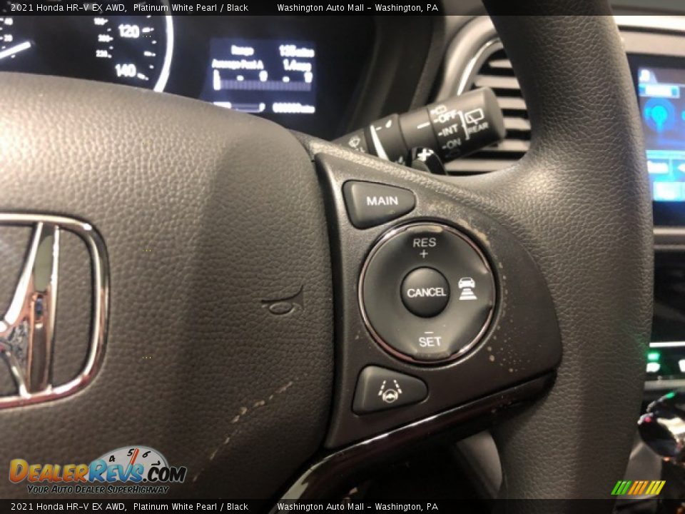 2021 Honda HR-V EX AWD Platinum White Pearl / Black Photo #11