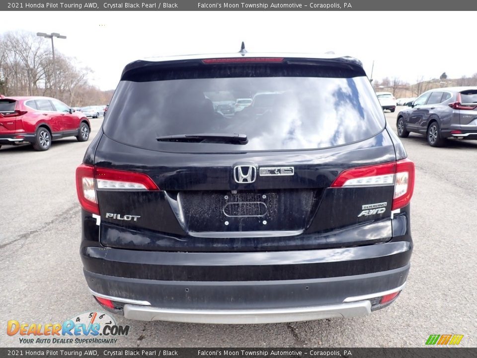 2021 Honda Pilot Touring AWD Crystal Black Pearl / Black Photo #3