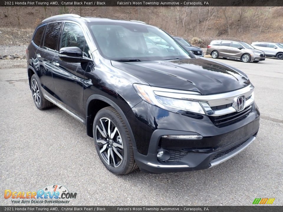 2021 Honda Pilot Touring AWD Crystal Black Pearl / Black Photo #5