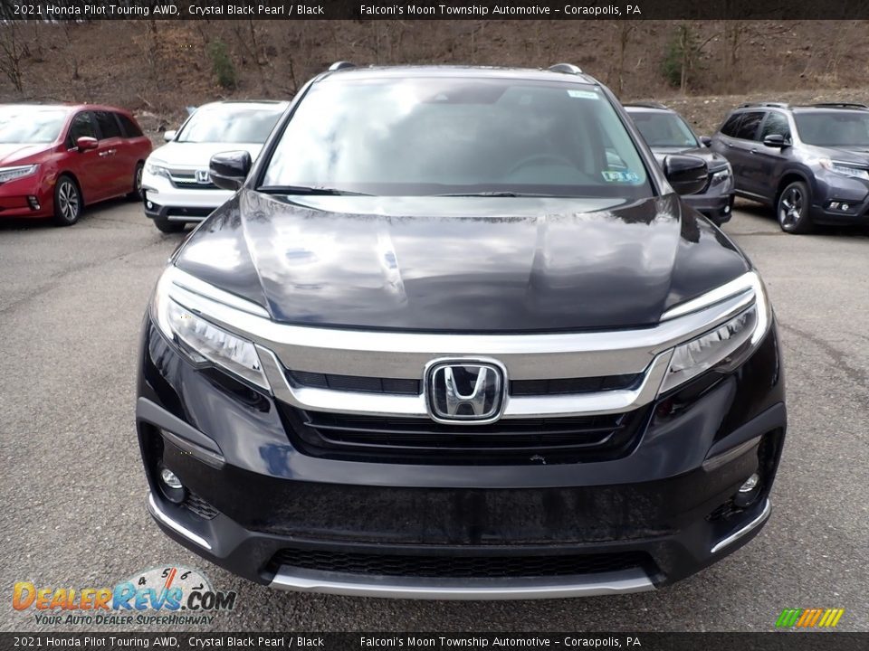 2021 Honda Pilot Touring AWD Crystal Black Pearl / Black Photo #6