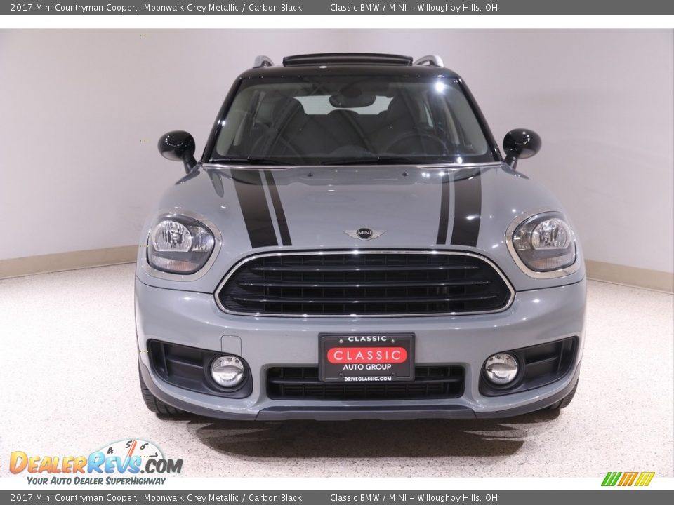 2017 Mini Countryman Cooper Moonwalk Grey Metallic / Carbon Black Photo #2