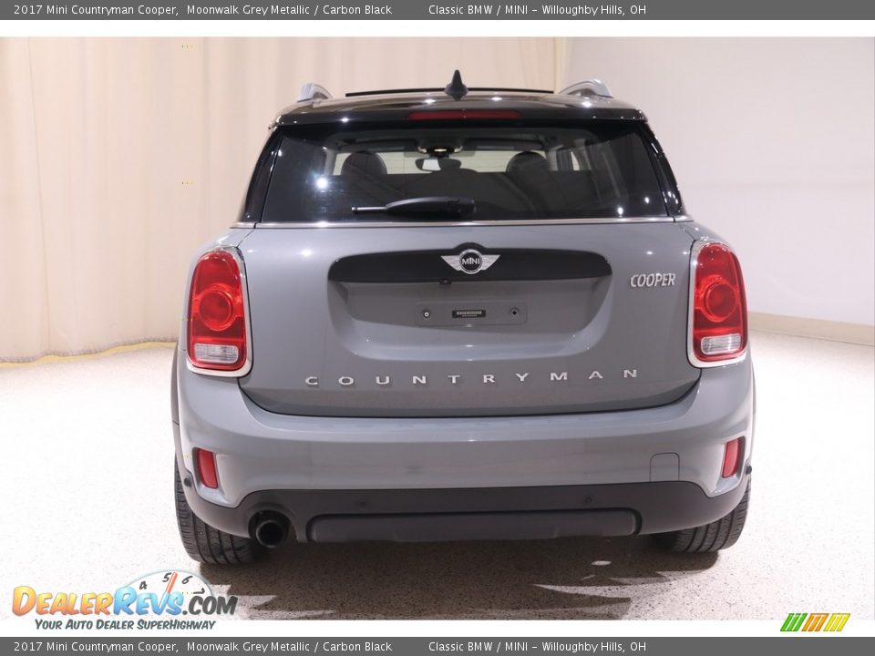 2017 Mini Countryman Cooper Moonwalk Grey Metallic / Carbon Black Photo #18