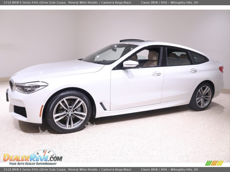 Front 3/4 View of 2018 BMW 6 Series 640i xDrive Gran Coupe Photo #3
