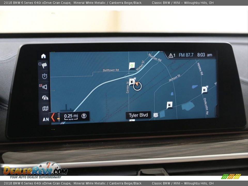 Navigation of 2018 BMW 6 Series 640i xDrive Gran Coupe Photo #12