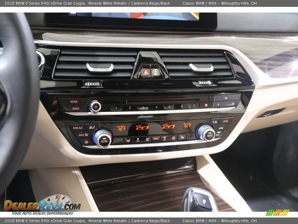 Controls of 2018 BMW 6 Series 640i xDrive Gran Coupe Photo #16