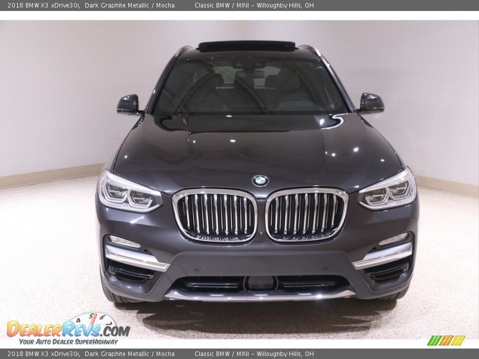 2018 BMW X3 xDrive30i Dark Graphite Metallic / Mocha Photo #2