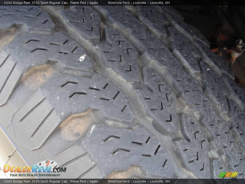 2000 Dodge Ram 1500 Sport Regular Cab Flame Red / Agate Photo #10