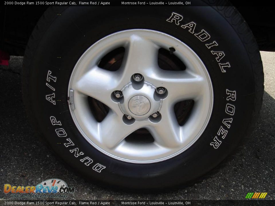2000 Dodge Ram 1500 Sport Regular Cab Flame Red / Agate Photo #11