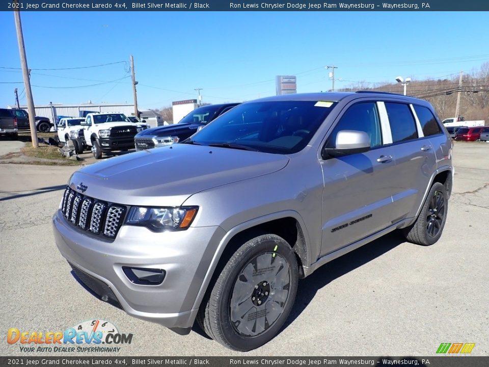 2021 Jeep Grand Cherokee Laredo 4x4 Billet Silver Metallic / Black Photo #1