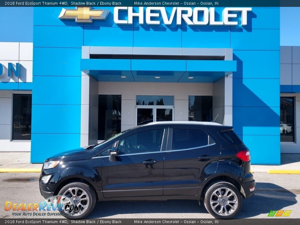 2018 Ford EcoSport Titanium 4WD Shadow Black / Ebony Black Photo #1