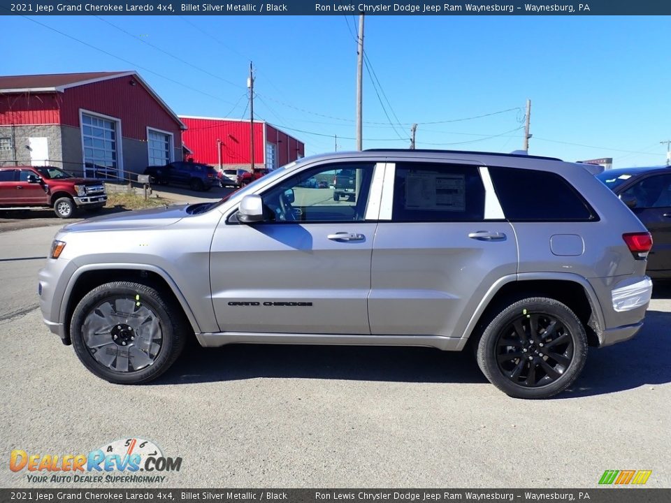 2021 Jeep Grand Cherokee Laredo 4x4 Billet Silver Metallic / Black Photo #2