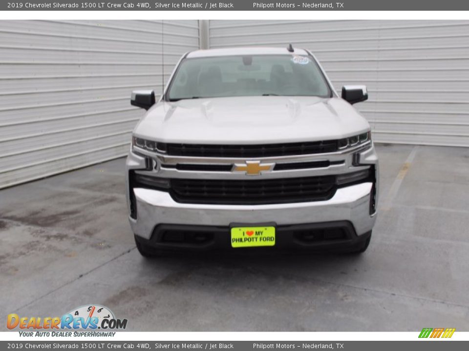 2019 Chevrolet Silverado 1500 LT Crew Cab 4WD Silver Ice Metallic / Jet Black Photo #3