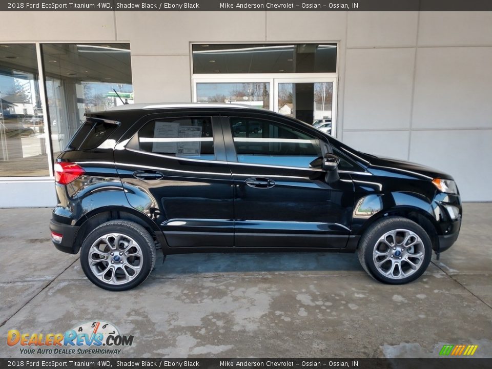 2018 Ford EcoSport Titanium 4WD Shadow Black / Ebony Black Photo #3