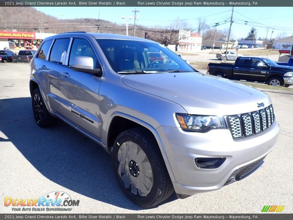 2021 Jeep Grand Cherokee Laredo 4x4 Billet Silver Metallic / Black Photo #6