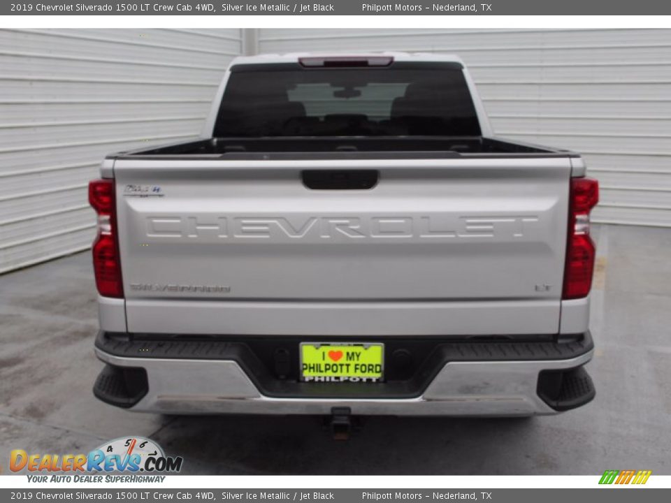 2019 Chevrolet Silverado 1500 LT Crew Cab 4WD Silver Ice Metallic / Jet Black Photo #7