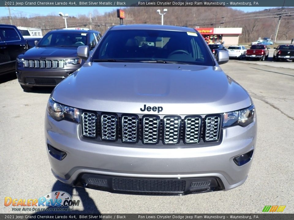 2021 Jeep Grand Cherokee Laredo 4x4 Billet Silver Metallic / Black Photo #7