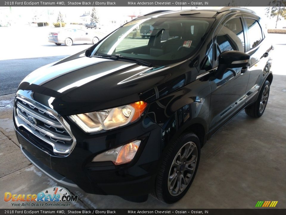 2018 Ford EcoSport Titanium 4WD Shadow Black / Ebony Black Photo #8