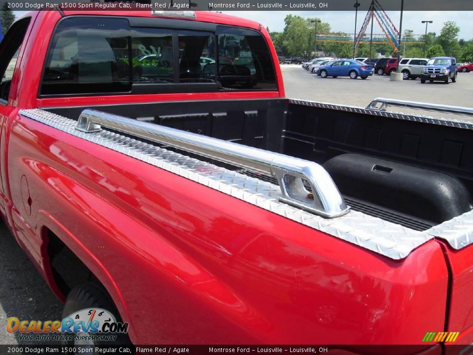 2000 Dodge Ram 1500 Sport Regular Cab Flame Red / Agate Photo #13