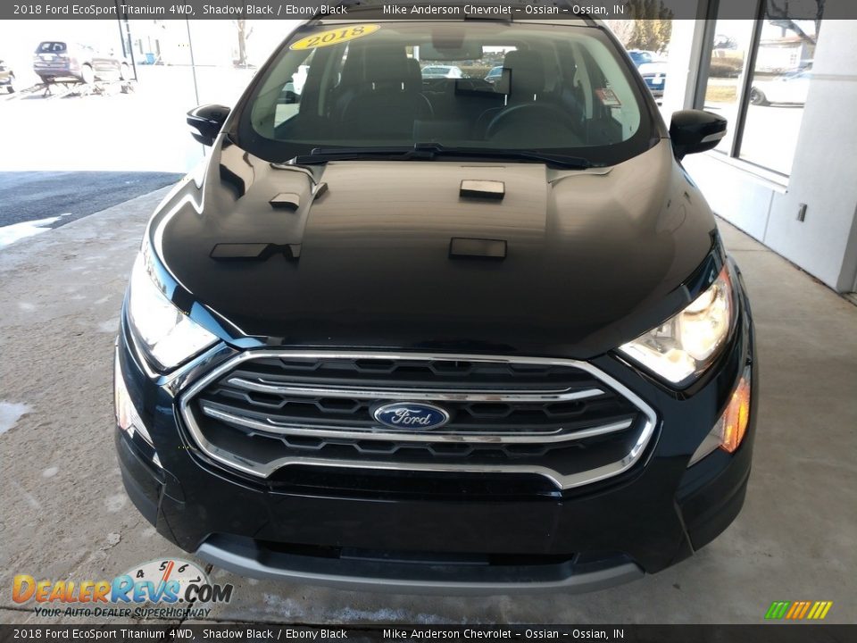 2018 Ford EcoSport Titanium 4WD Shadow Black / Ebony Black Photo #9