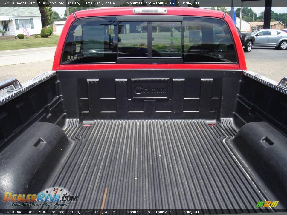 2000 Dodge Ram 1500 Sport Regular Cab Flame Red / Agate Photo #14