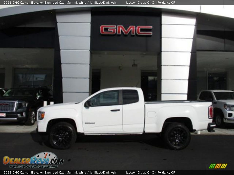 2021 GMC Canyon Elevation Extended Cab Summit White / Jet Black/Dark Ash Photo #2