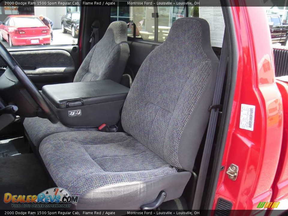 2000 Dodge Ram 1500 Sport Regular Cab Flame Red / Agate Photo #15