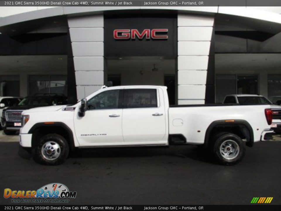 2021 GMC Sierra 3500HD Denali Crew Cab 4WD Summit White / Jet Black Photo #2