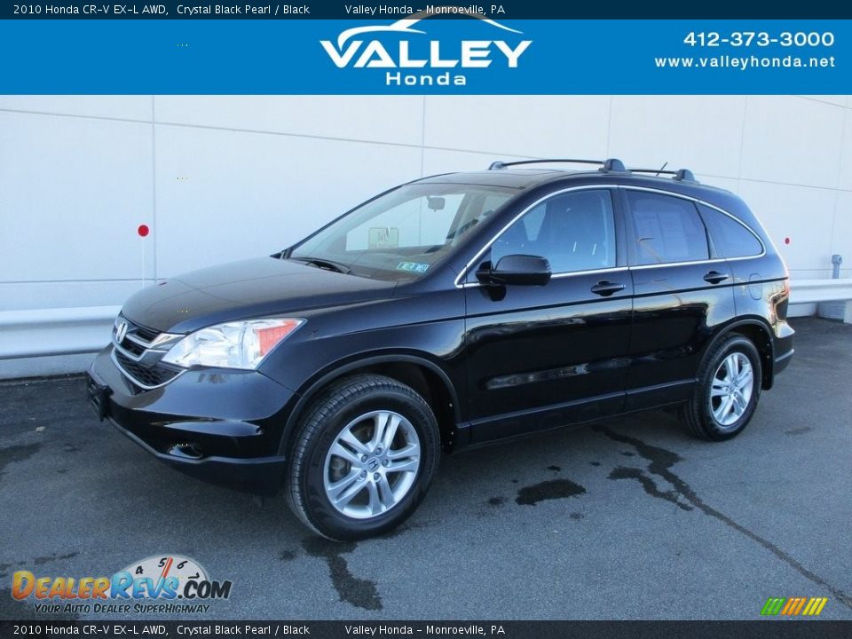 2010 Honda CR-V EX-L AWD Crystal Black Pearl / Black Photo #1
