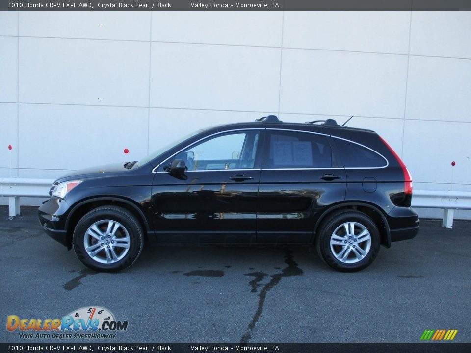 2010 Honda CR-V EX-L AWD Crystal Black Pearl / Black Photo #2